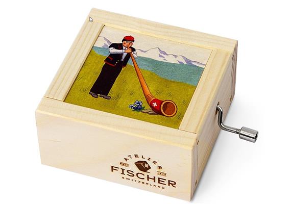 Musikdose klein Alphorn