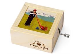 Musikdose klein Alphorn