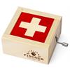 Musikdose klein Schweizerkreuz