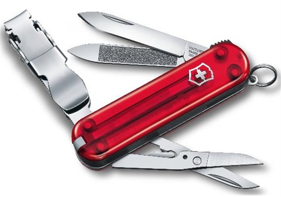 Nail Clip 580, 65mm, rot transparent