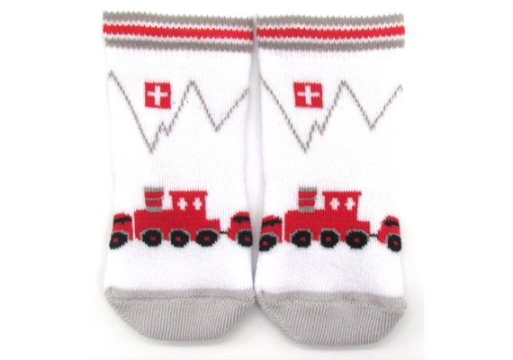 New Born Socken Zug weiss/beige