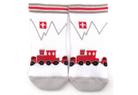 New Born Socken Zug weiss/beige