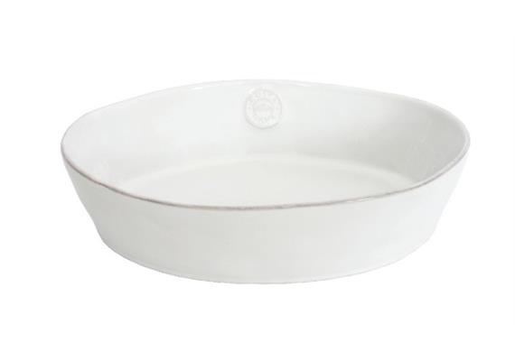 Nova Gratinform oval 30cm weiss
