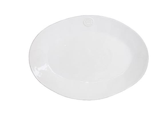 Nova Platte Oval 30x22cm weiss