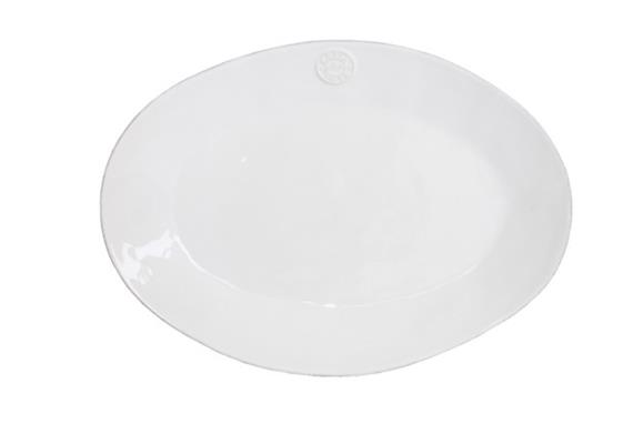 Nova Platte Oval 40x29cm weiss