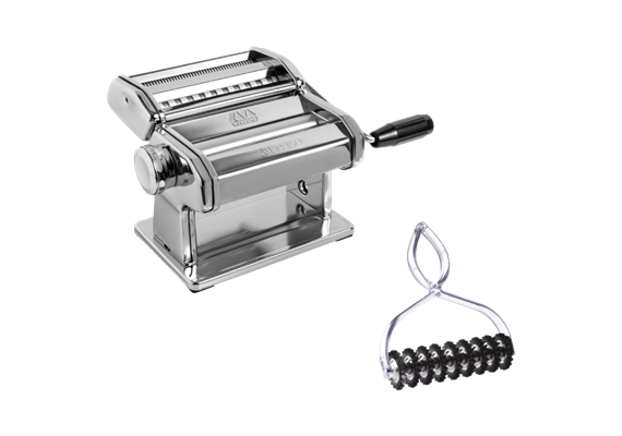 Nudelmaschine Set Atlas 150 Classic mit it Teigrad Pastarad Nudelmaschine Set Atlas 150 Classic mit it Teigrad Pastarad