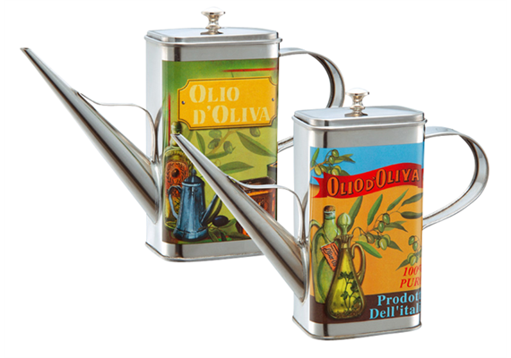 Ölkanne mit Deckel assortiert 0.5 l