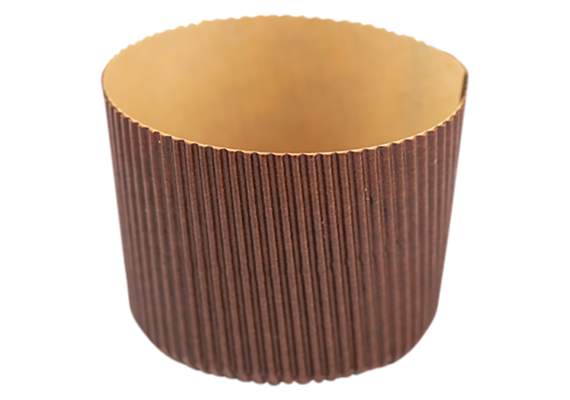 Panettone-Papierbackförmchen 12er 100 g ø 7x6 cm