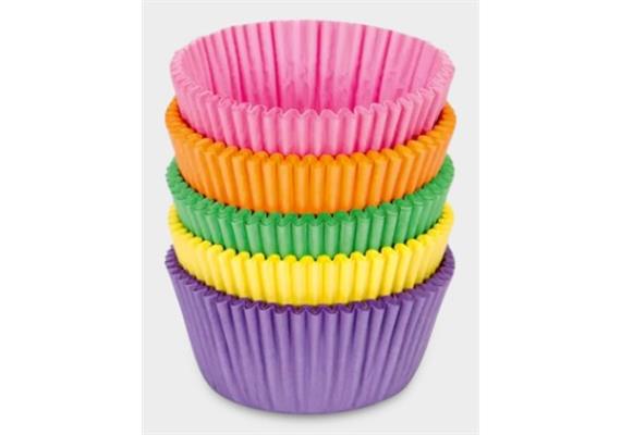 Papier-Backförmchen Bunt Mini 200 Stück ø 3/4 cm / Papier-Backförmchen Bunt Mini 200 Stück ø 3/4 cm /