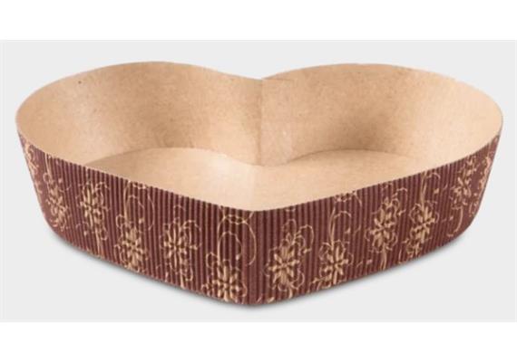 Papierbackform Herz 4stk. Papierbackform Herz 4stk.