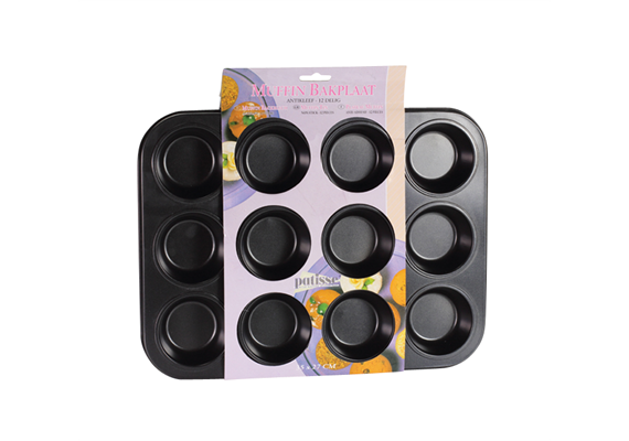 PÂTISSE Muffinform Classique antihaft 12er