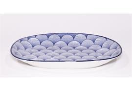 Platte Haynan Zen (navy-rim-navy, Fächer)