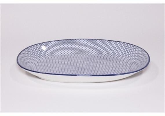 Platte Haynan Zen (navy-rim-navy, Kacheln)