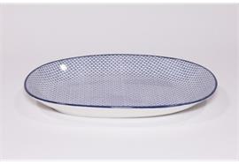 Platte Haynan Zen (navy-rim-navy, Kacheln)