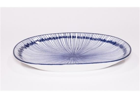 Platte Haynan Zen (navy-rim-navy, Streifen) Platte Haynan Zen (navy-rim-navy, Streifen)