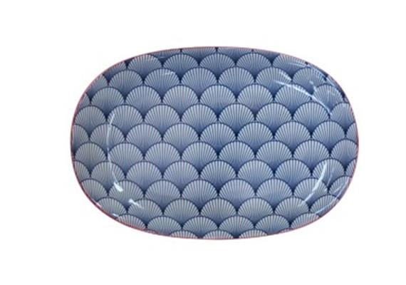 Platte Haynan Zen (navy-rim-red, Fächer)