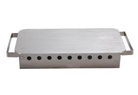 Plattenwärmer "Rocky", 3-flammig, 37x18.5x6cm