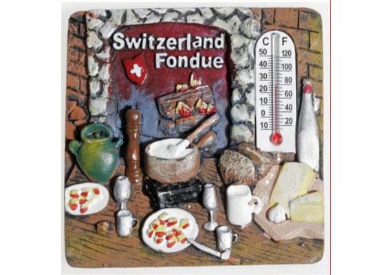 Polymagnet Fondue mit Thermometer