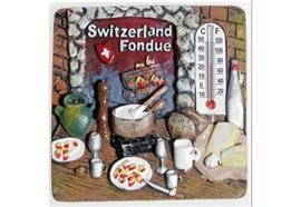 Polymagnet Fondue mit Thermometer
