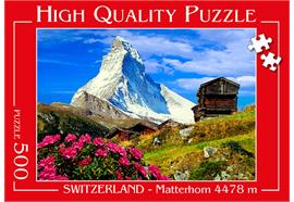Puzzle 500 Teile Switzerland Matterhorn