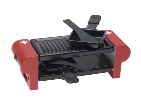 Raclette Gerät "CH-Kreuz" 2Personen rot 350W Raclette Gerät "CH-Kreuz" 2Personen rot 350W