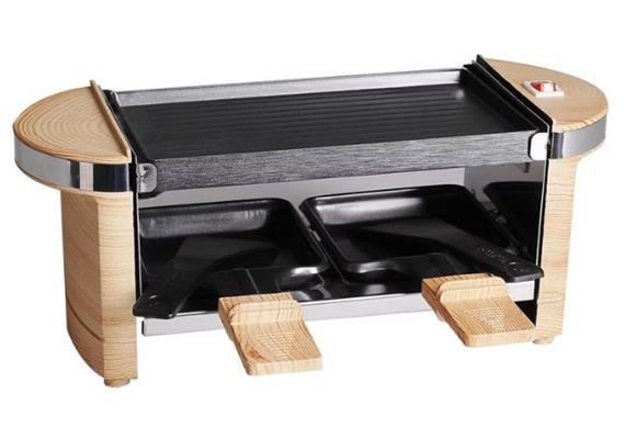 Raclette Gerät "Wood Duo" 2 Personen braun 400W Raclette Gerät "Wood Duo" 2 Personen braun 400W