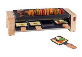 Raclette Gerät "Wood Grill&Pizza" 8 Personen 1600W