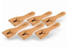 Raclette-Spachtel 6er Set Hirsch