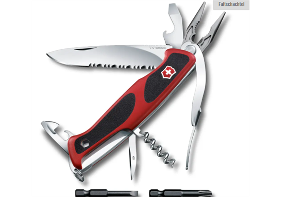 Ranger 174 W Grip, 130 mm, rot/schwarz