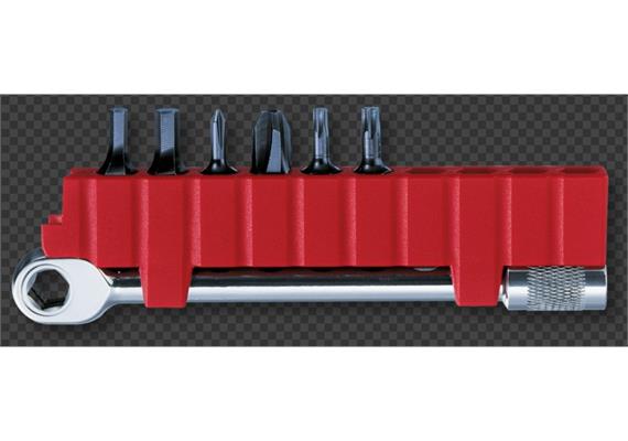 Ratsche-Schlüssel, Bithalter + 6 Bits