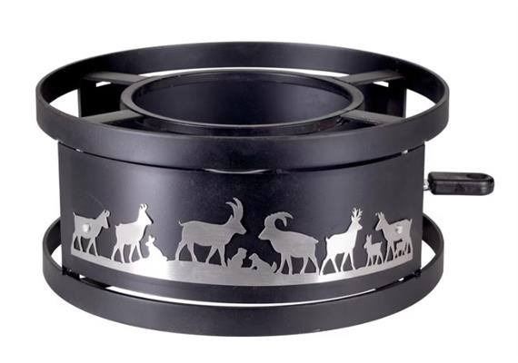 Rechaud inkl. Brenner "Scherenschnitt" Rechaud inkl. Brenner "Scherenschnitt"