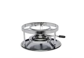 Rechaud inkl. Brenner und Brennpaste"Breitband", 22.5x22.5x11cm