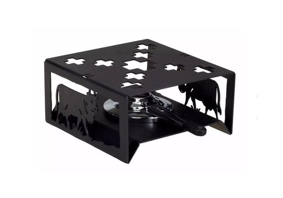 Rechaud inkl. Brenner und Brennpaste, "Kuh" Rechaud inkl. Brenner und Brennpaste, "Kuh"