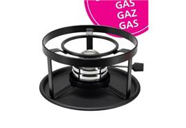 Rechaud schwarz inkl. Gasbrenner, 22.5x11.5cm