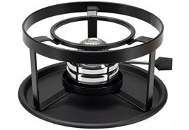 Rechaud schwarz inkl. Gasbrenner 22.5x22.5x11.5cm