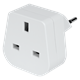 Reiseadapter UK-CH 3-polig max. 10 A