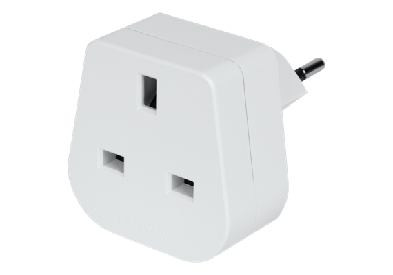 Reiseadapter UK-CH 3-polig max. 10 A