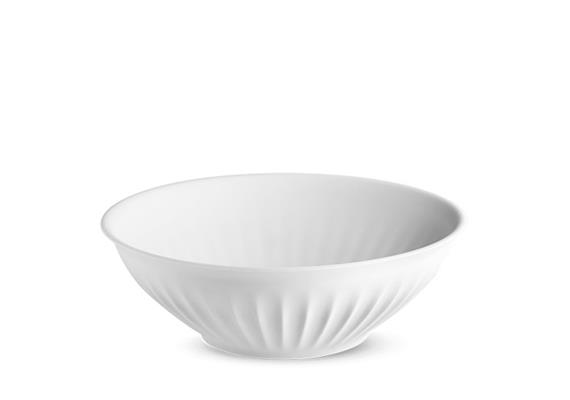 RIBBY Schüssel 22 cm uni weiss