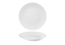 RIBBY Teller flach 27 cm uni weiss