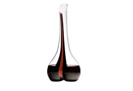 RIEDEL Black Tie Smile Dekanter - Schwarz / Rot