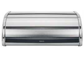 Rollbrotkasten 44.5x26.2x17.3 cm matt steel