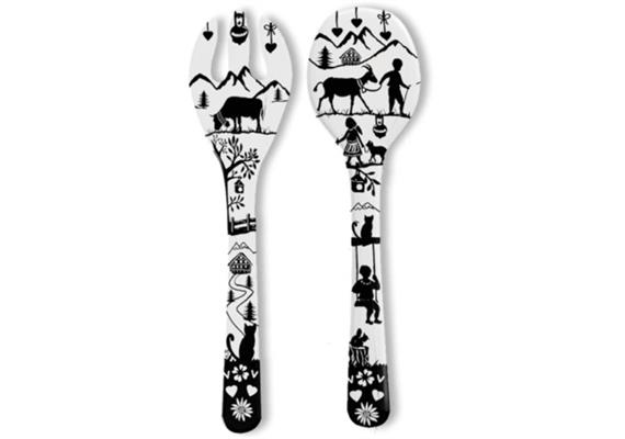 Salatbesteck "Scherenschnitt" Salatbesteck "Scherenschnitt"