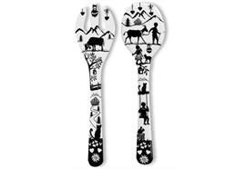 Salatbesteck "Scherenschnitt"