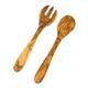 Salatbestecke - 30 cm -Oliven