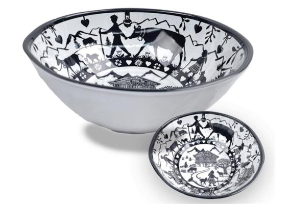 Salatschüssel mittel"Scherenschnitt" Salatschüssel mittel"Scherenschnitt"