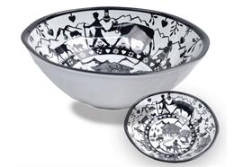 Salatschüssel mittel"Scherenschnitt"