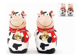 Salz & Pfeffer Porzellan-Kuh schwarz-weiss