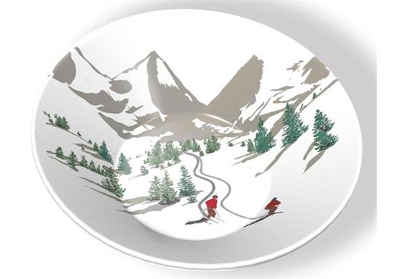 Schale Müesli Pulverschnee Schale Müesli Pulverschnee