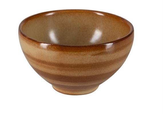 Schale Porto braun gestreift Ø 8.5 cm