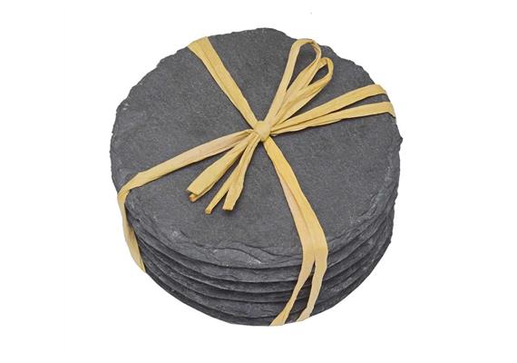 Schiefer Set Ø10 cm 6Stk.